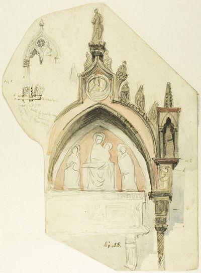 Entwurf für einen Bogen von John Ruskin