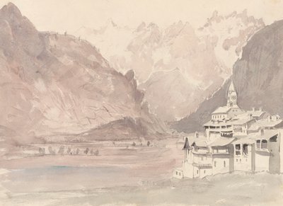 Schweizer Berglandschaft von John Ruskin
