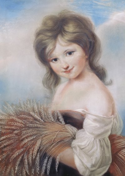 Das Erntemädchen, ca. 1780 von John Russell