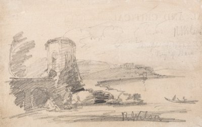 Brücke und Turm, nach Richard Wilson von John Sell Cotman