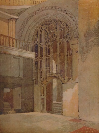 In der Kathedrale von Norwich, 1923 von John Sell Cotman