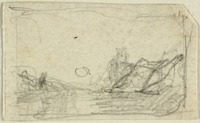Mondlicht über Landschaft von John Sell Cotman