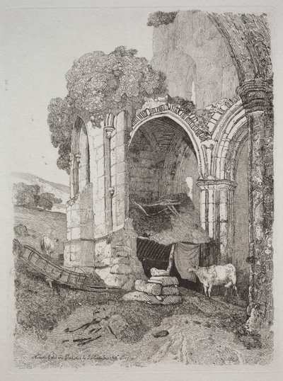 Rievaulx Abbey, Yorkshire von John Sell Cotman