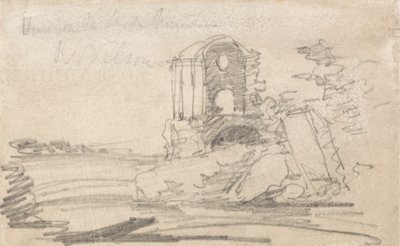 Ruinen eines Tempels nach Richard Wilson von John Sell Cotman