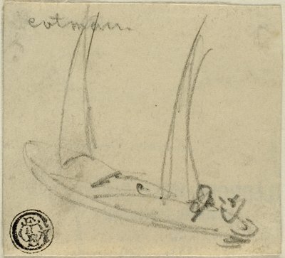 Segelboot von John Sell Cotman