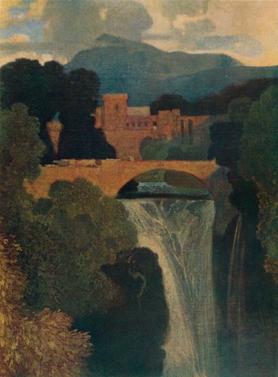 Der Wasserfall, ca. 1807 von John Sell Cotman