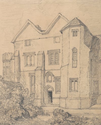 Upwell Pfarrhaus, Norfolk von John Sell Cotman
