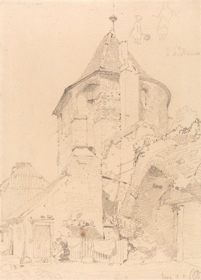 Yarmouth, der Nordwestturm von John Sell Cotman