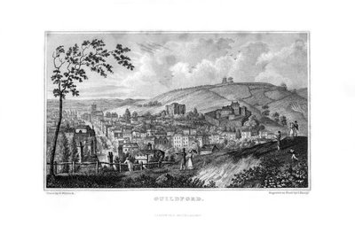 Guildford, Surrey, 1829 von John Shury