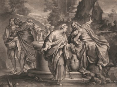 Christus und die Frau von Samaria von John Simon