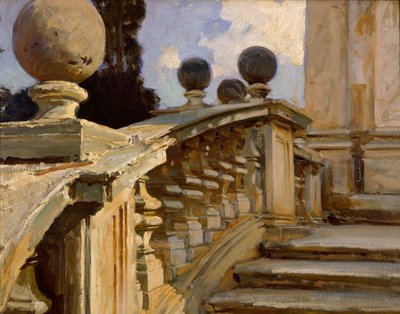 Eine Balustrade, ca. 1880-1920 von John Singer Sargent