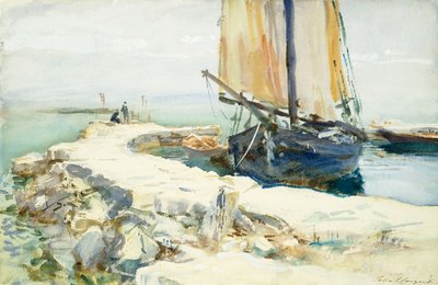 Über dem Gardasee von John Singer Sargent