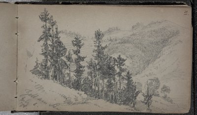 Alpenlandschaft, Zell am See, Österreich von John Singer Sargent