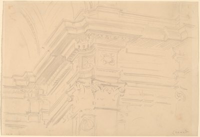 Capilla Real Entablature, Granada von John Singer Sargent