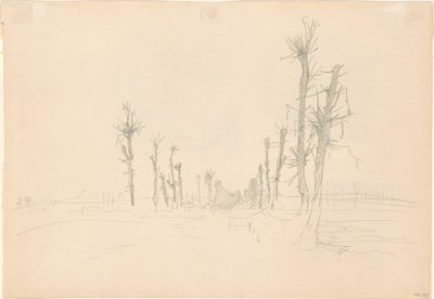 Verwüstete Landschaft [verso] von John Singer Sargent