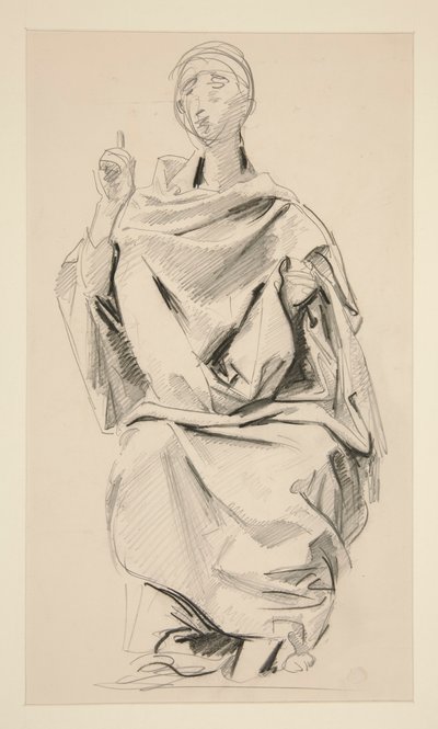 Gekleidete Figur von John Singer Sargent