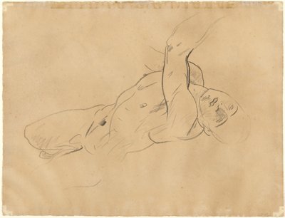 Fallender männlicher Akt [verso] von John Singer Sargent