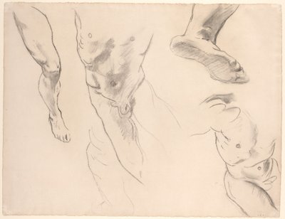 Figurenstudien eines nackten Jugendlichen von John Singer Sargent