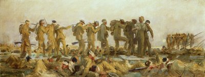 Gassed, eine Ölstudie, 1918-19 von John Singer Sargent