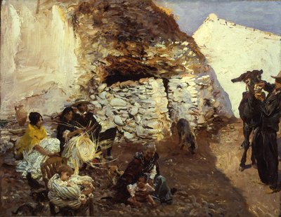 Zigeunerlager, Granada, Spanien, ca. 1912-13 von John Singer Sargent