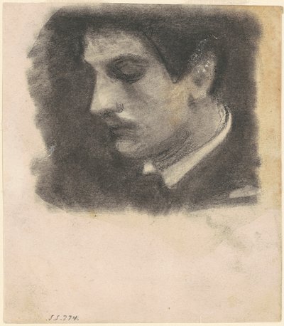 Kopf eines Mannes von John Singer Sargent