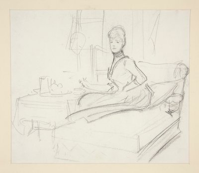 Dame am Teetisch von John Singer Sargent