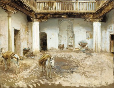 Maurischer Innenhof, 1913 von John Singer Sargent