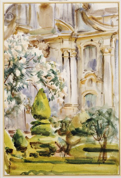 Palast und Gärten, Spanien, 1912 von John Singer Sargent