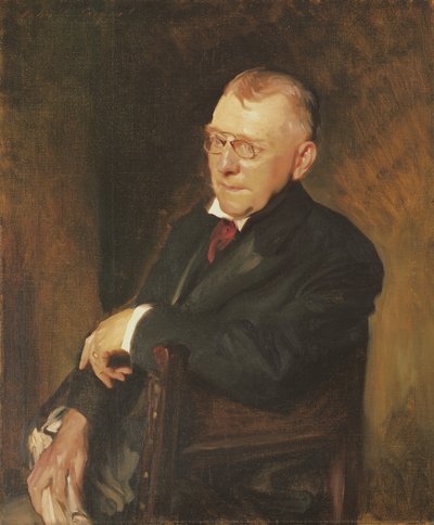 Porträt von James Whitcomb Riley von John Singer Sargent