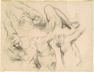 Studien für "Himmel" und "Hölle" von John Singer Sargent