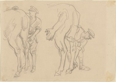 Studien für Scots Grey, 1918 von John Singer Sargent