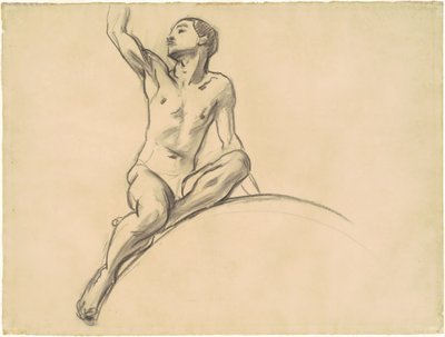 Studie für Figur über "Musik" von John Singer Sargent