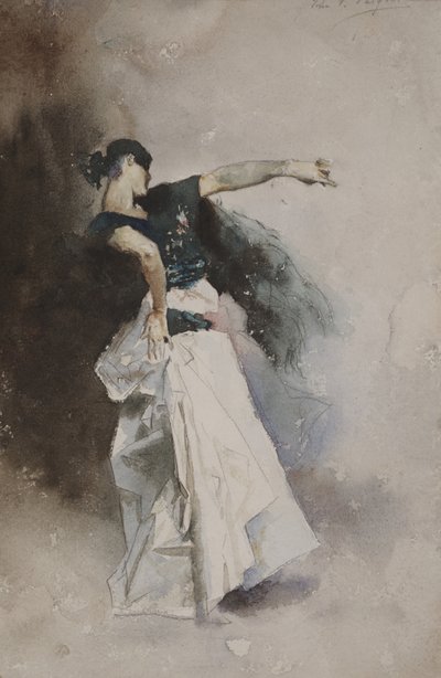 Studie für "Die spanische Tänzerin" von John Singer Sargent