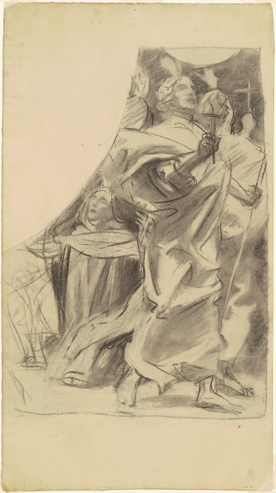 Studie für "Triumph der Religion" von John Singer Sargent