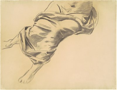 Studie einer drapierten Figur, 1920-1925 von John Singer Sargent