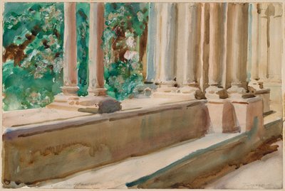 Terrasse und Garten von Tarragona von John Singer Sargent