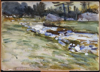 Der Bach von John Singer Sargent
