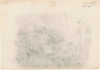 Baumstämme (verso) von John Singer Sargent