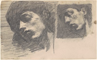 Zwei Köpfe von John Singer Sargent