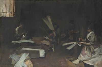 Venezianische Glasarbeiter von John Singer Sargent