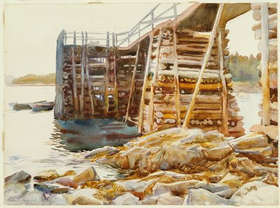 Kai bei Ironbound, 1922 von John Singer Sargent