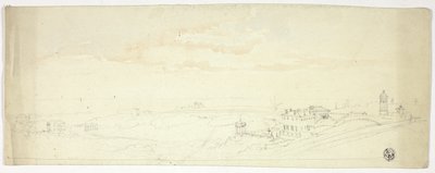 Panoramablick auf Küstenstadt von John Skinner Prout