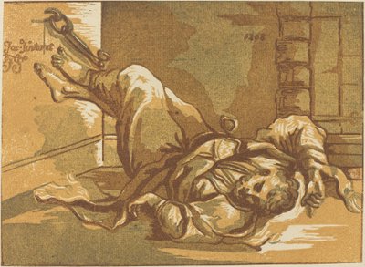Mann in Ketten von John Skippe after Jacopo Tintoretto