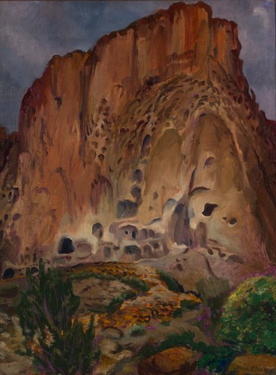 Klippenwohnungen, Pajarito von John French Sloan