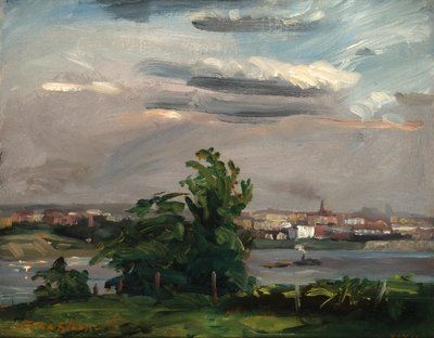Coytesville an den Palisaden von John French Sloan