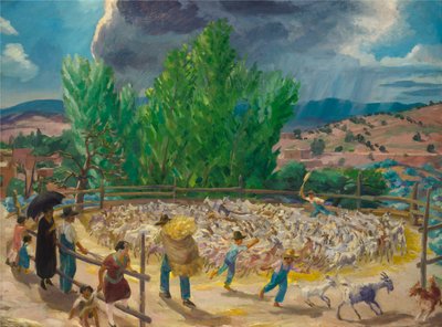 Dreschboden, Santa Fe von John French Sloan