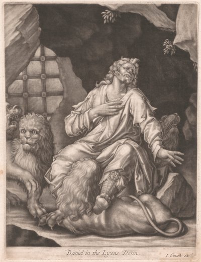Daniel in der Löwengrube von John Smith