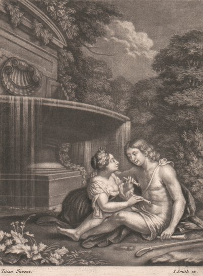 Venus hält Adonis von der Jagd ab von John Smith