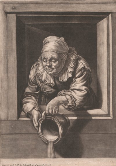 Frau am Fenster von John Smith