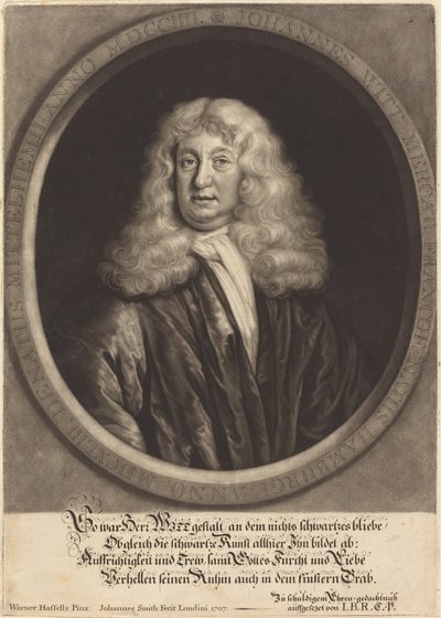 Johannes Witt von John Smith after Werner Hassells